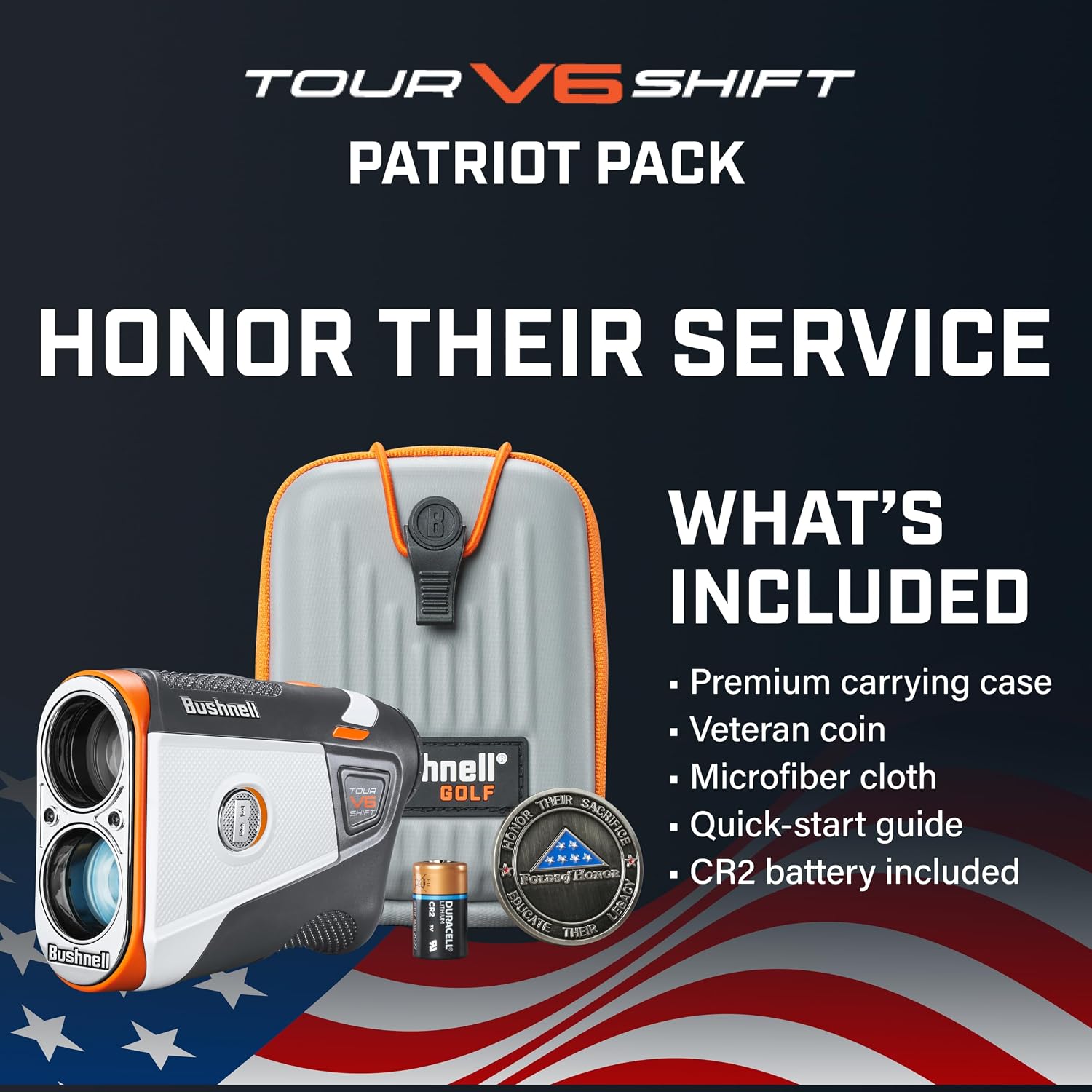 Bushnell Golf Tour V6 Shift Laser Rangefinder with Slope Compensation